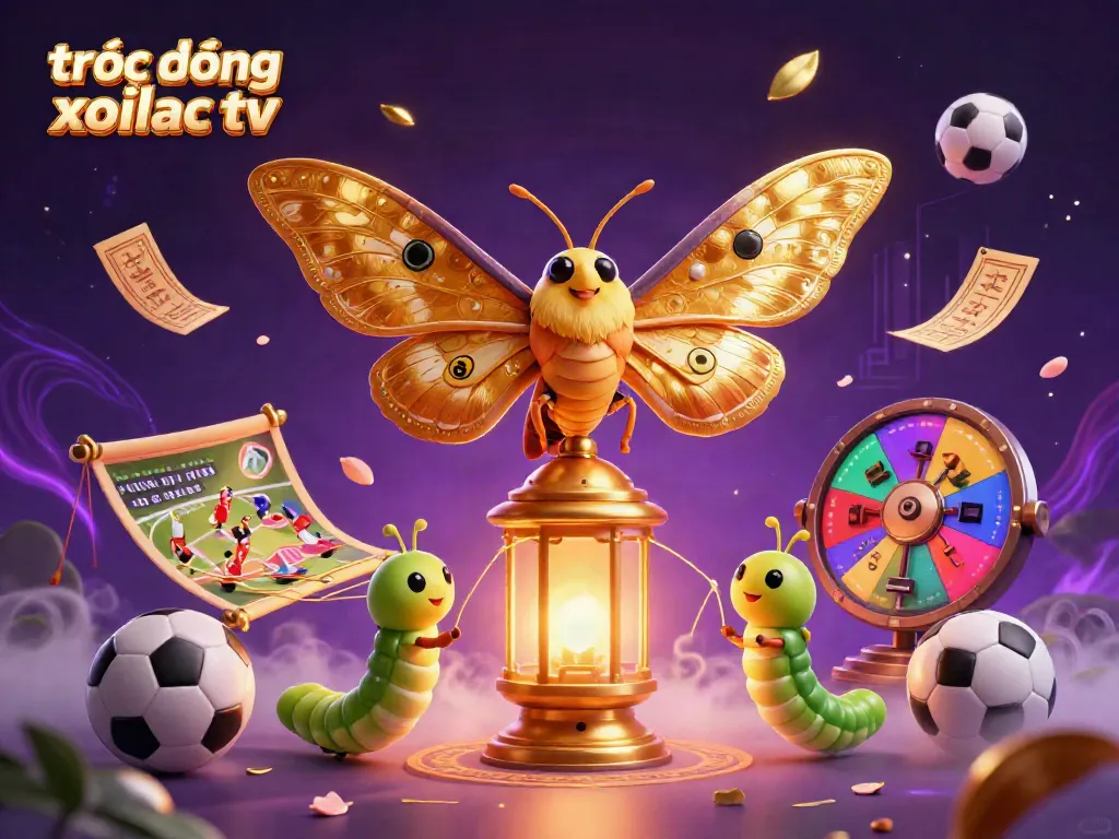 Discover the vibrant world of trực tiếp bóng đá xoilac tv featuring a dynamic sports-themed scene with betting elements and a lively atmosphere.