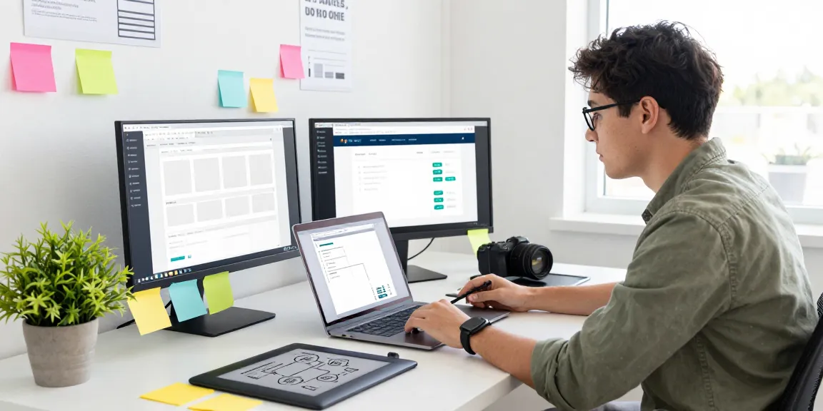 Creative workspace showcasing instant indexing strategies for digital marketing.
