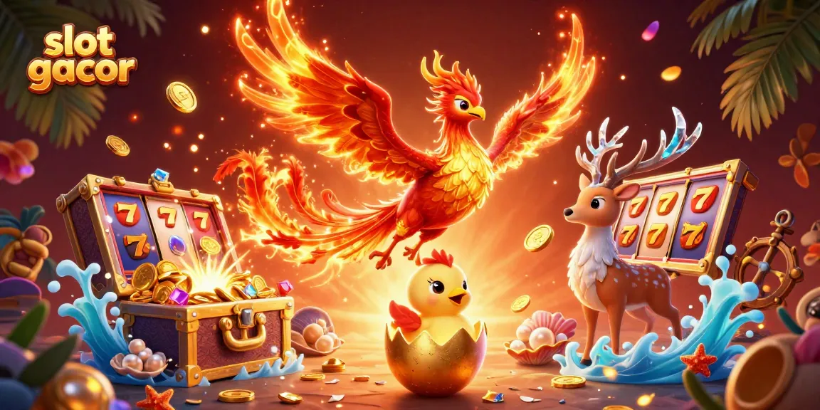 Engage with slot gacor action featuring vibrant characters and dynamic casino elements.