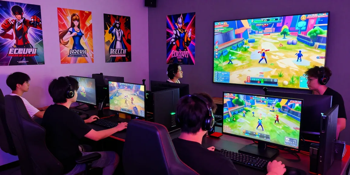 Play ecchi games with friends in an immersive gaming environment showcasing vibrant avatars and action.