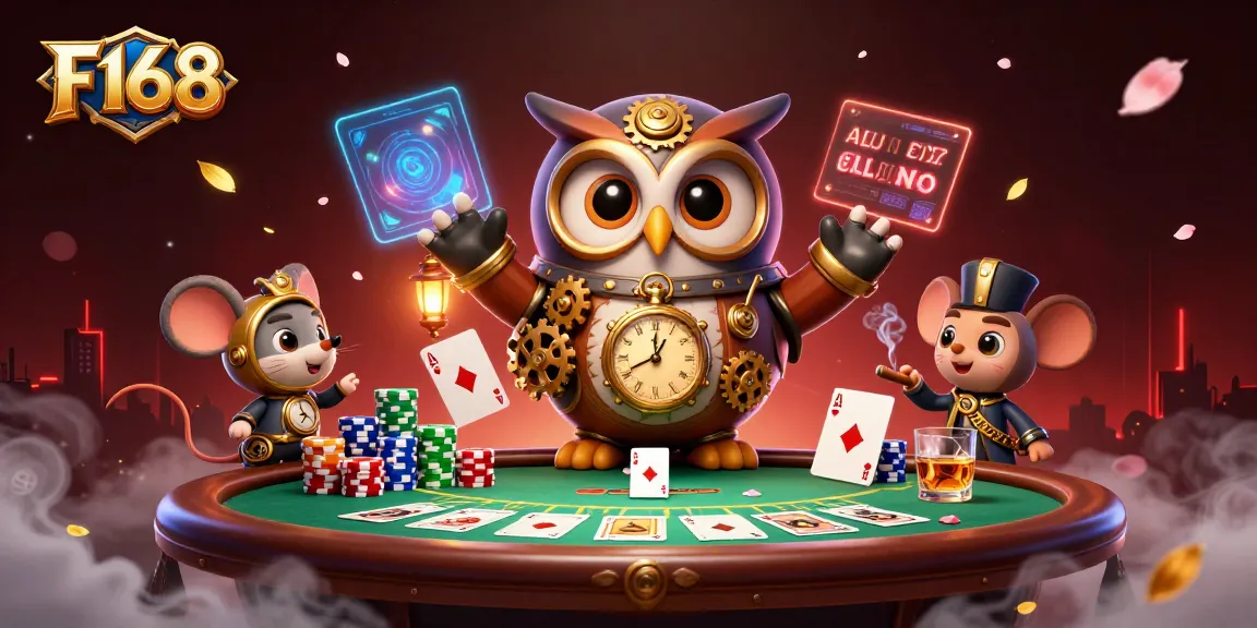 Engage in thrilling gameplay at F168 with an enchanting 3D scene full of casino excitement.